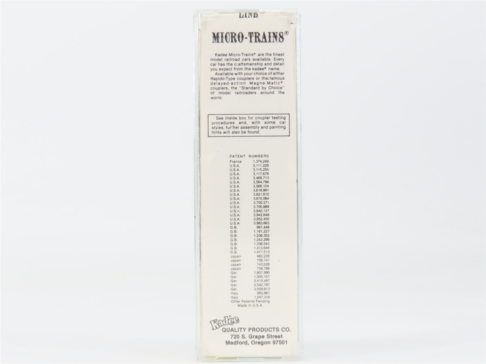 N Scale Micro-Trains MTL 50110 Denver & Rio Grande Western 34' Caboose 01189 RTR