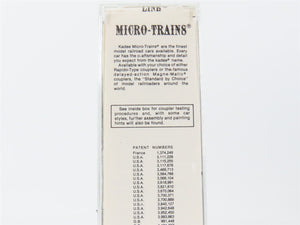 N Scale Micro-Trains MTL 50110 Denver & Rio Grande Western 34' Caboose 01189 RTR