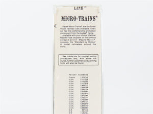N Scale Micro-Trains MTL 50110 Denver & Rio Grande Western 34' Caboose 01189 RTR