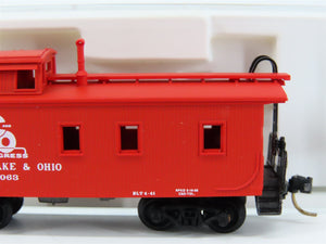 N Scale Micro-Trains MTL 50190 Chesapeake & Ohio 34' Wood-Sheathed Caboose RTR