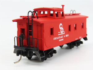N Scale Micro-Trains MTL 50190 Chesapeake & Ohio 34' Wood-Sheathed Caboose RTR