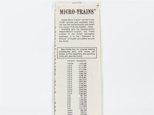N Scale Micro-Trains MTL 50190 Chesapeake & Ohio 34' Wood-Sheathed Caboose RTR