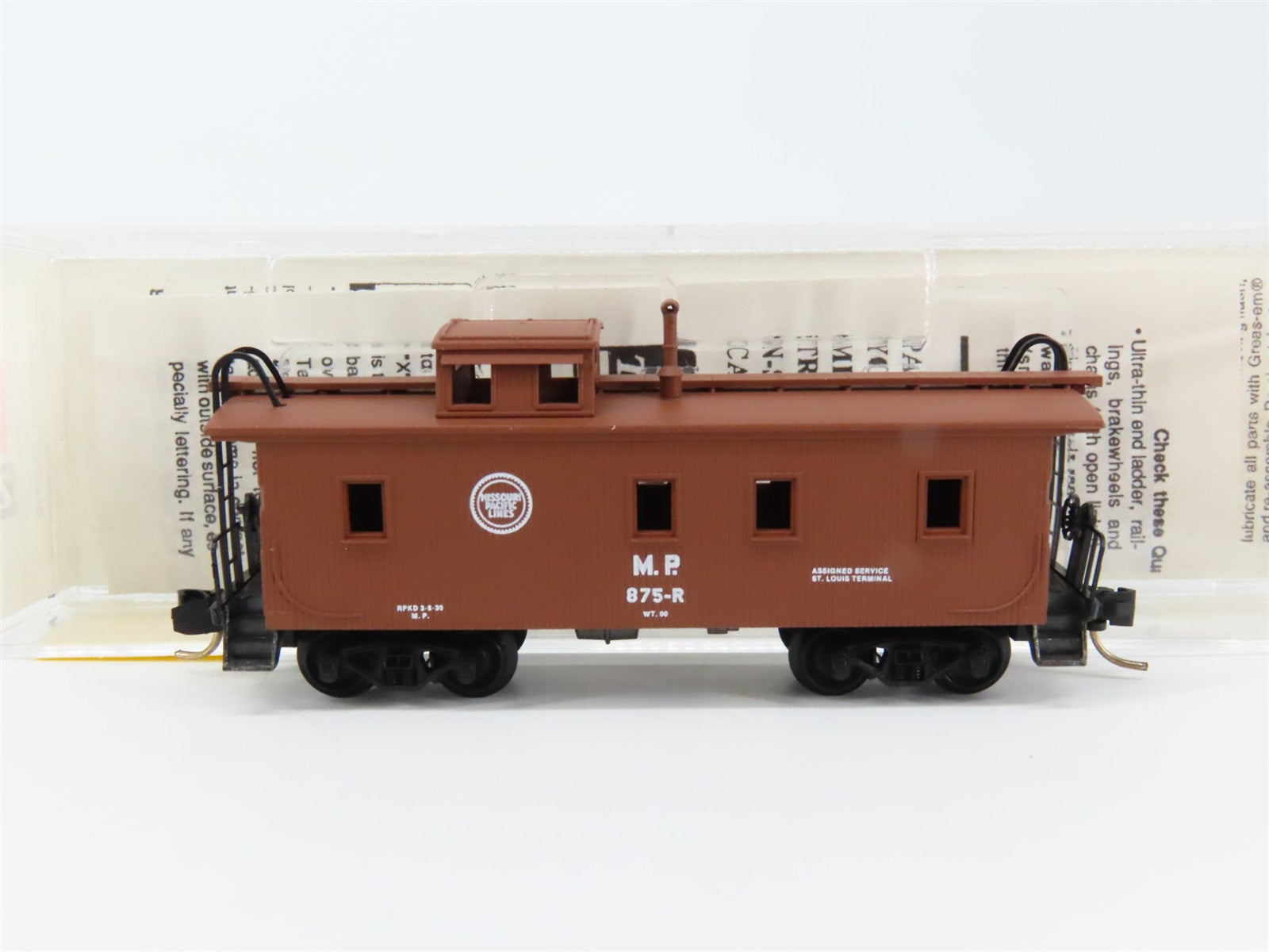 N Scale Micro-Trains MTL 50160 MP Missouri Pacific 34' Wood-Sheathed Caboose RTR