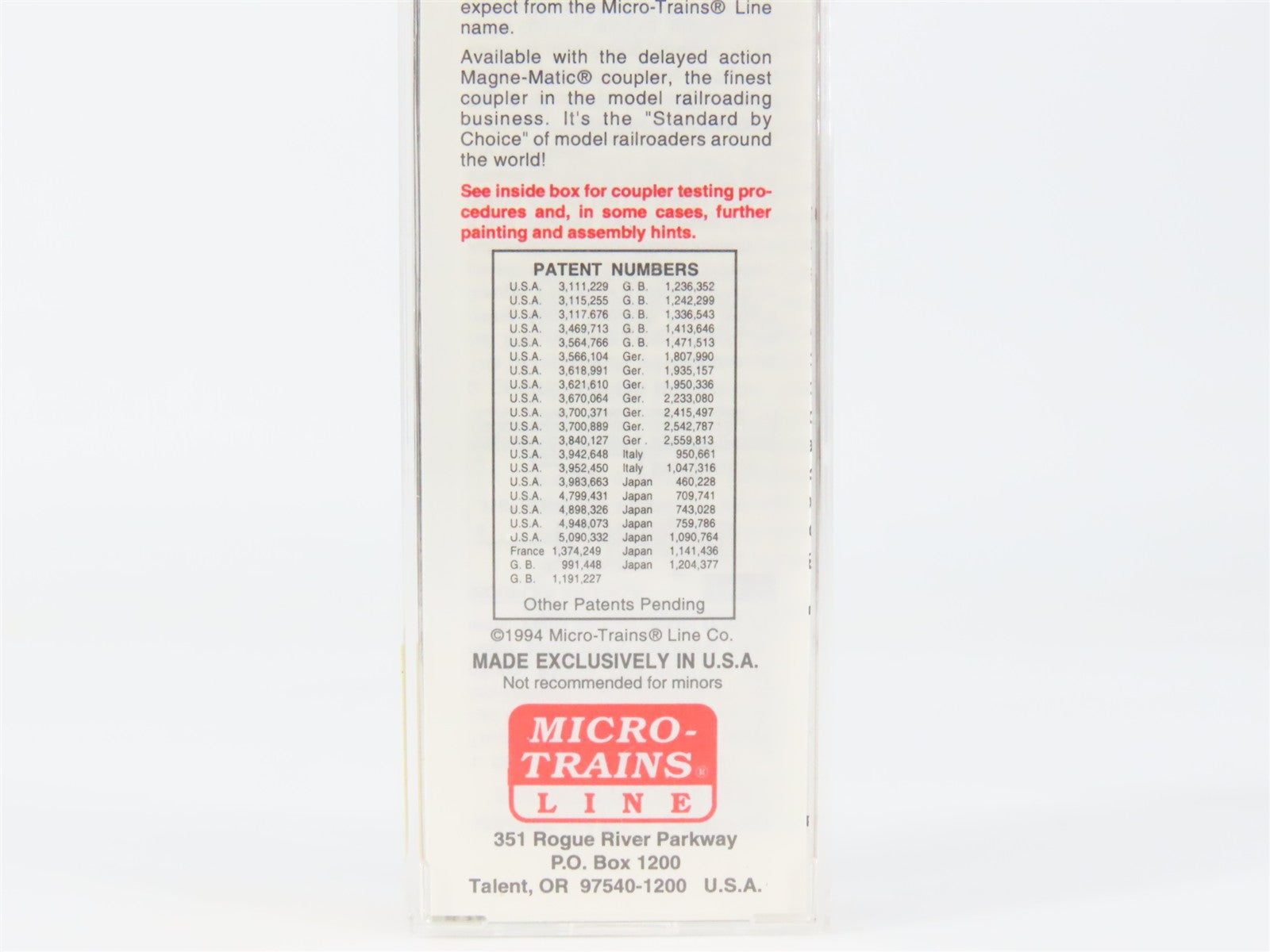 N Scale Micro-Trains MTL 50160 MP Missouri Pacific 34' Wood-Sheathed Caboose RTR