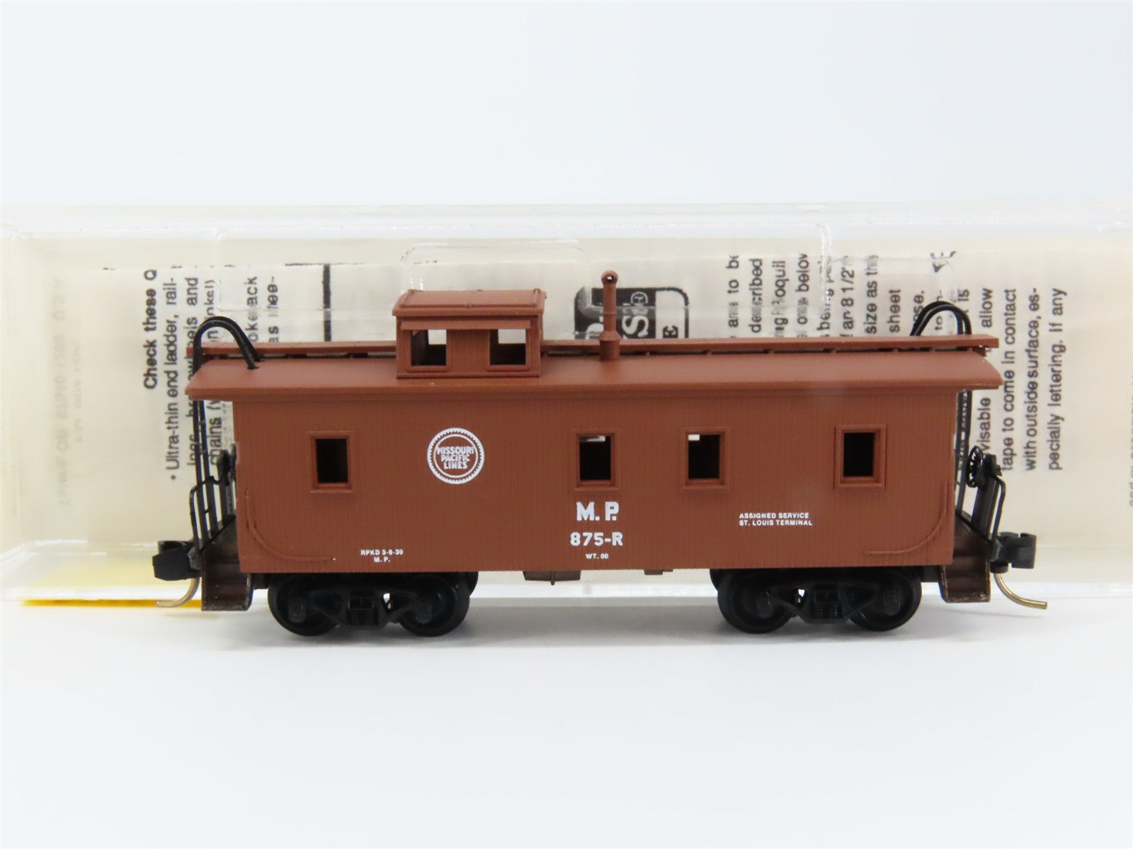 N Scale Micro-Trains MTL 50160 MP Missouri Pacific 34' Wood-Sheathed Caboose RTR