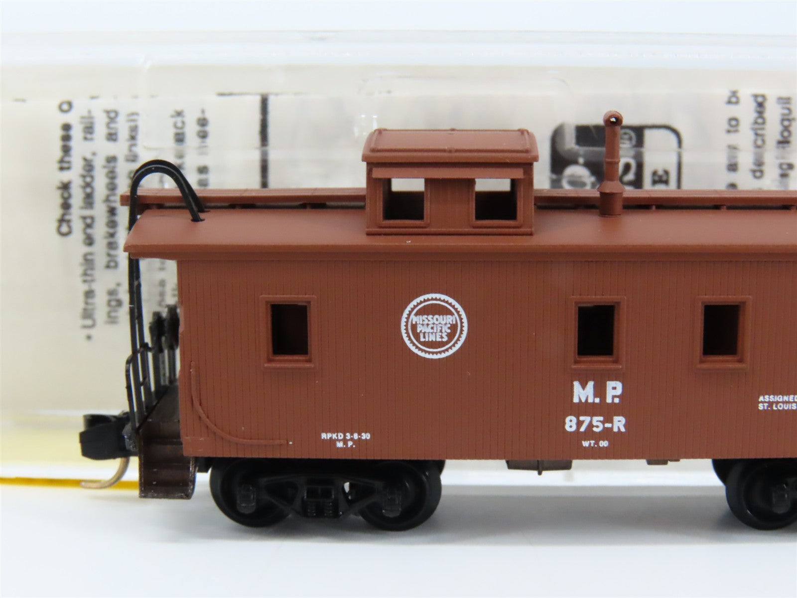N Scale Micro-Trains MTL 50160 MP Missouri Pacific 34' Wood-Sheathed Caboose RTR