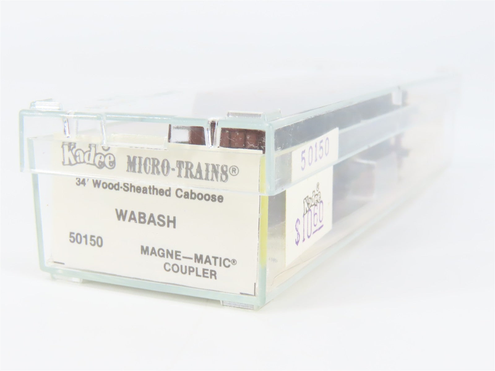 N Scale Micro-Trains MTL 50150 Wabash 34' Wood-Sheathed Caboose 2637 RTR