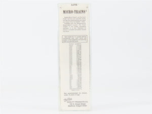 N Scale Micro-Trains MTL 50150 Wabash 34' Wood-Sheathed Caboose 2637 RTR