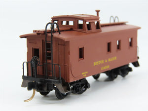 N Scale Micro-Trains MTL 50140 Boston & Maine 34' Wood-Sheathed Caboose RTR