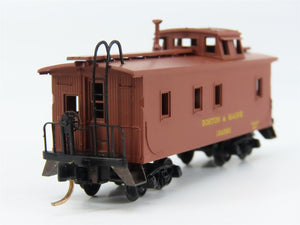 N Scale Micro-Trains MTL 50140 Boston & Maine 34' Wood-Sheathed Caboose RTR