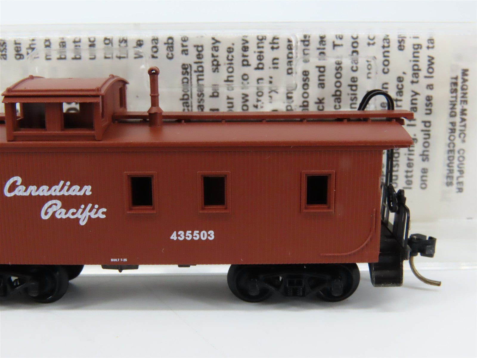 N Scale Micro-Trains MTL 51010 Canadian Pacific 34' Wood-Sheathed Caboose RTR