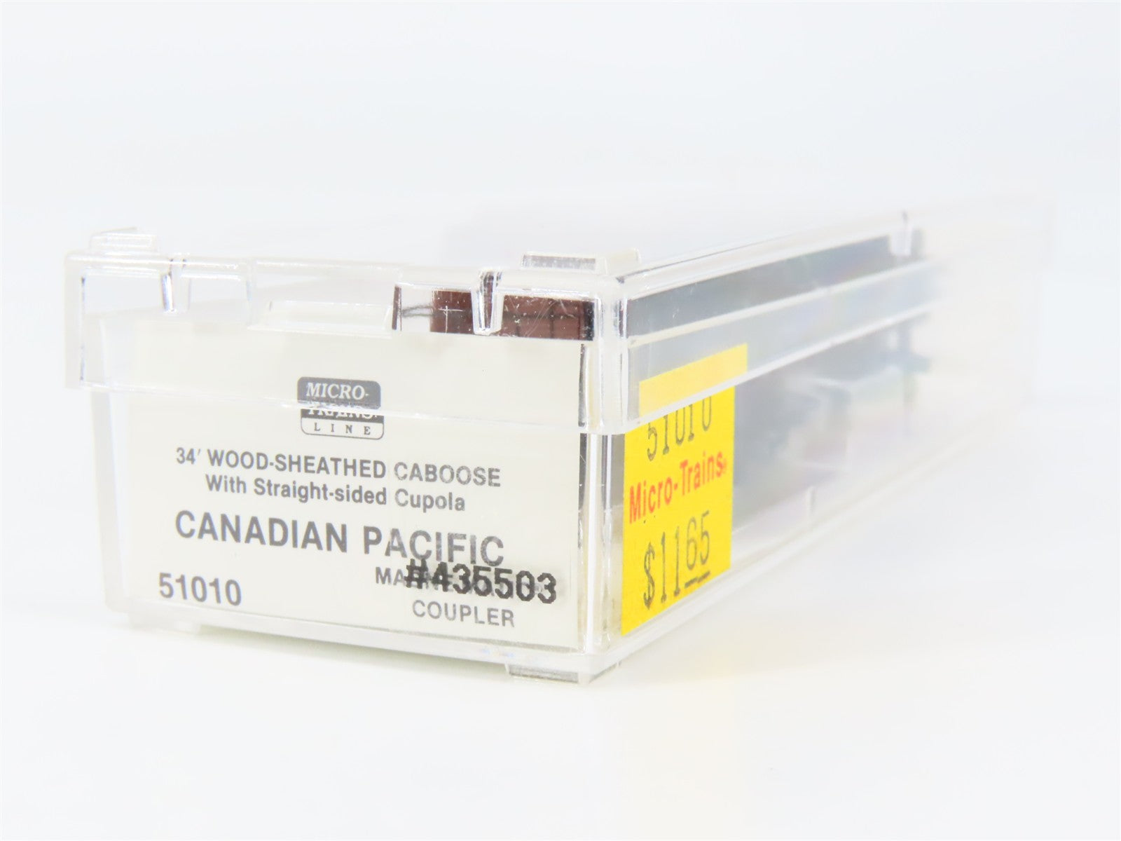 N Scale Micro-Trains MTL 51010 Canadian Pacific 34' Wood-Sheathed Caboose RTR