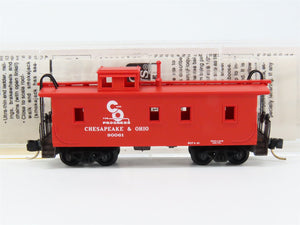 N Scale Micro-Trains MTL 50190 Chesapeake & Ohio 34' Wood Sheathed Caboose RTR
