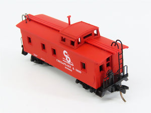 N Scale Micro-Trains MTL 50190 Chesapeake & Ohio 34' Wood-Sheathed Caboose RTR