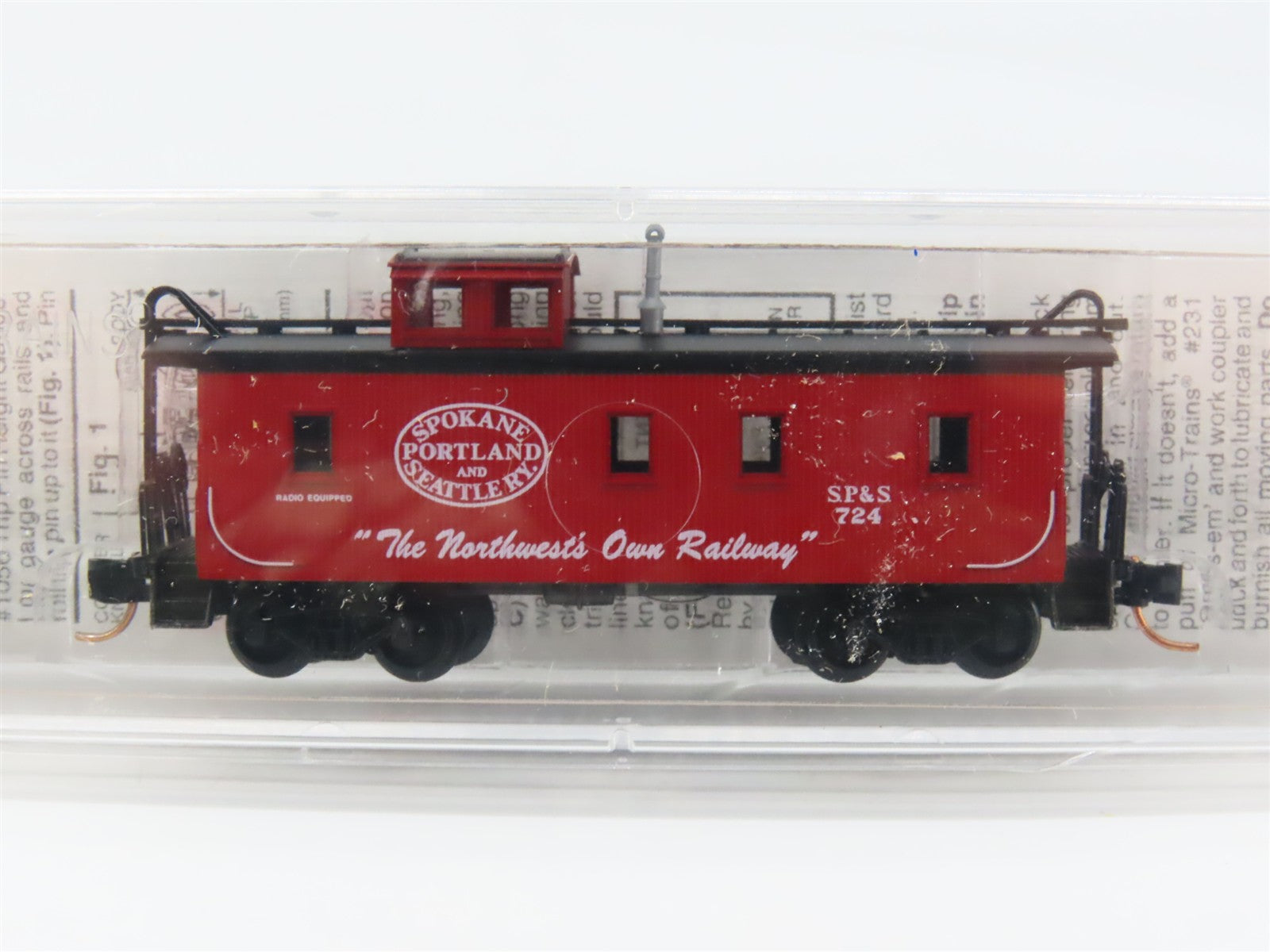 N Scale Micro-Trains MTL 51060 Spokane, Portland & Seattle 34' Caboose RTR