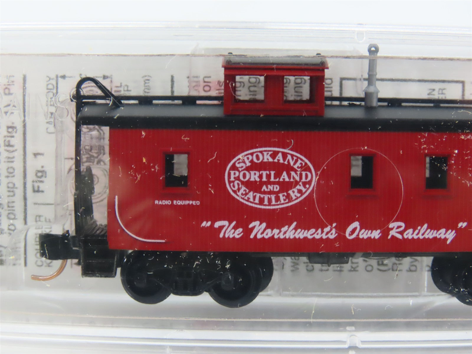 N Scale Micro-Trains MTL 51060 Spokane, Portland & Seattle 34' Caboose RTR