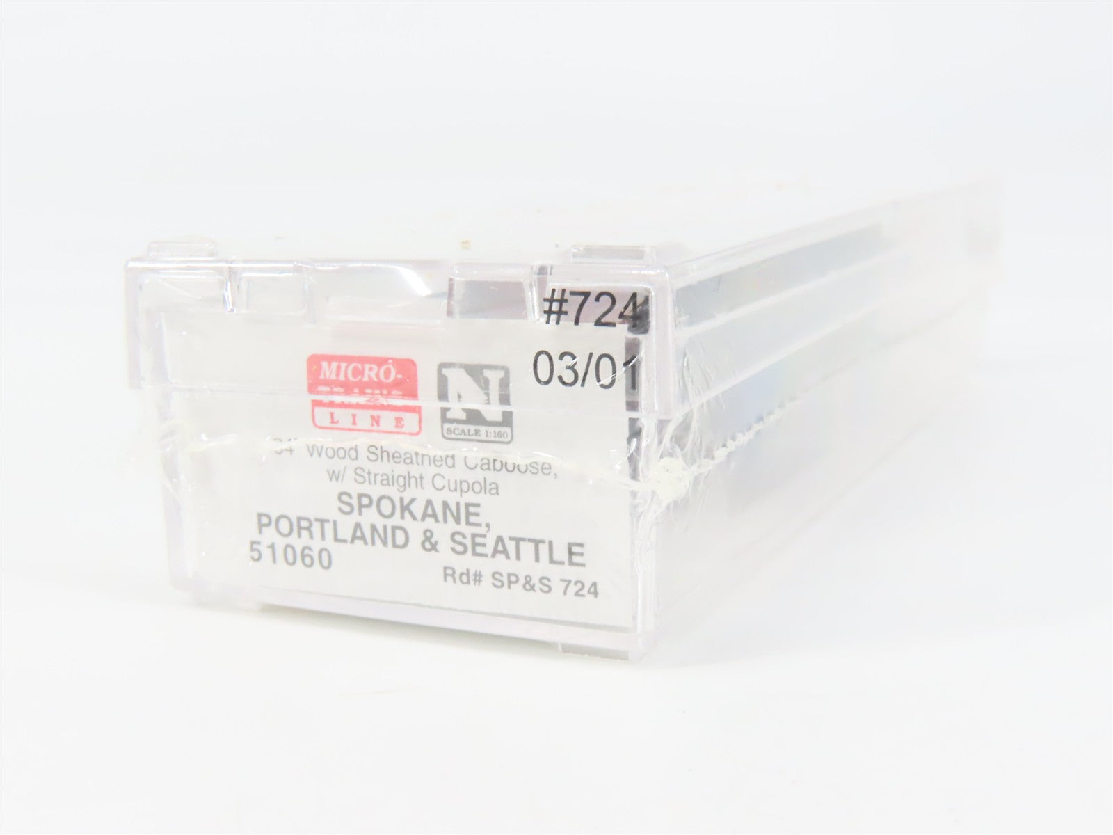 N Scale Micro-Trains MTL 51060 Spokane, Portland & Seattle 34' Caboose RTR