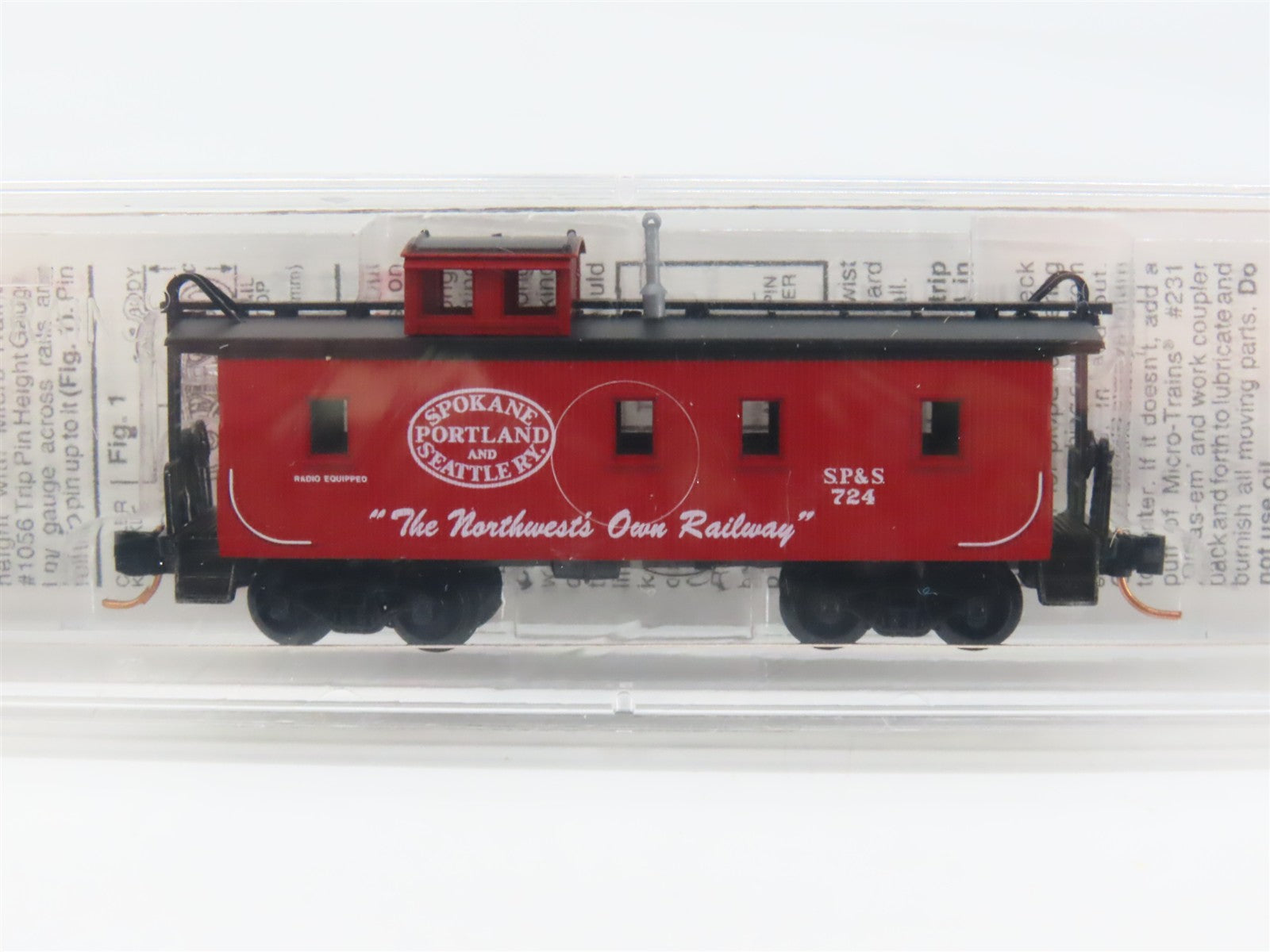 N Scale Micro-Trains MTL 51060 Spokane, Portland & Seattle 34' Caboose RTR