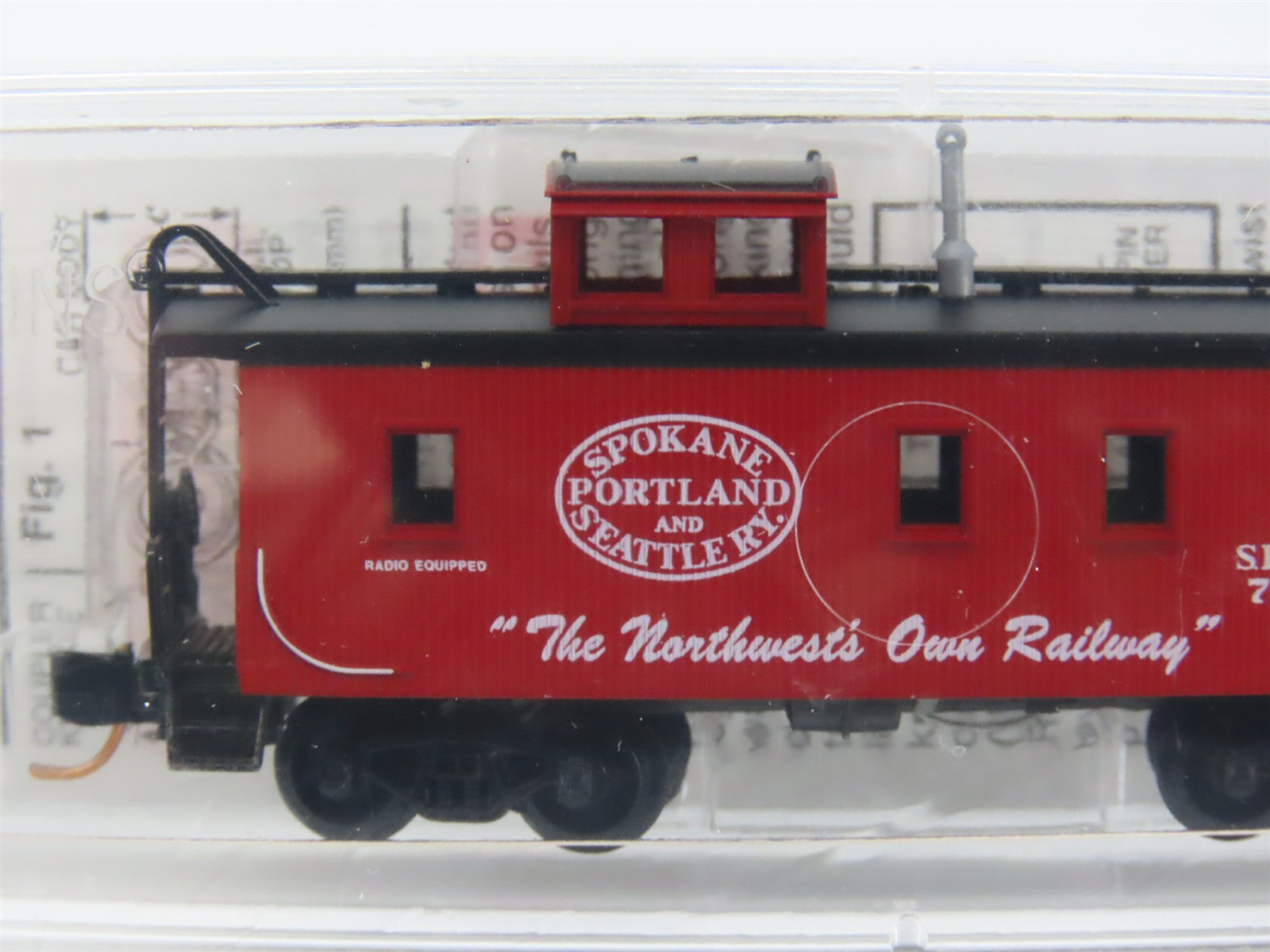N Scale Micro-Trains MTL 51060 Spokane, Portland & Seattle 34' Caboose RTR