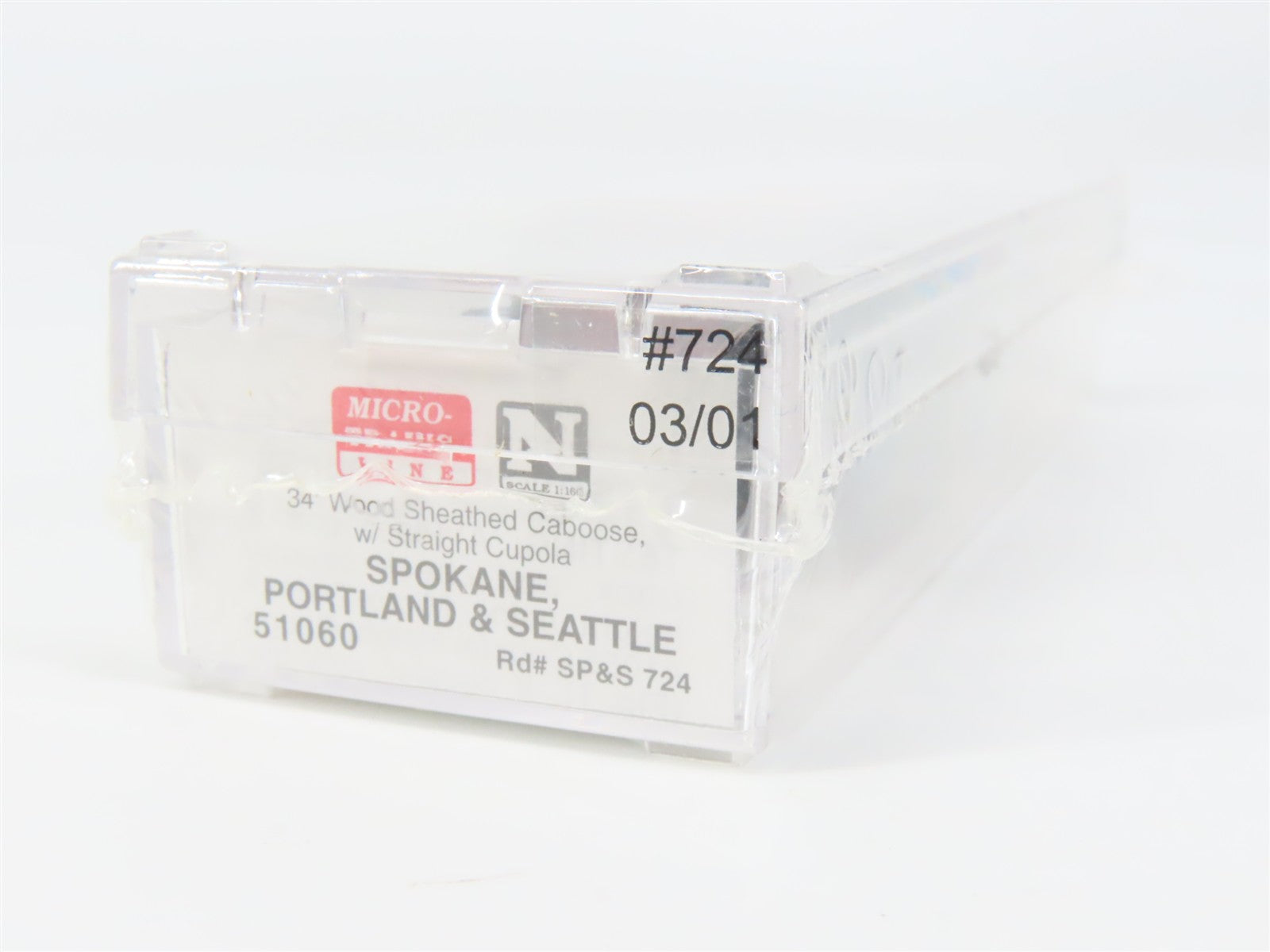 N Scale Micro-Trains MTL 51060 Spokane, Portland & Seattle 34' Caboose RTR