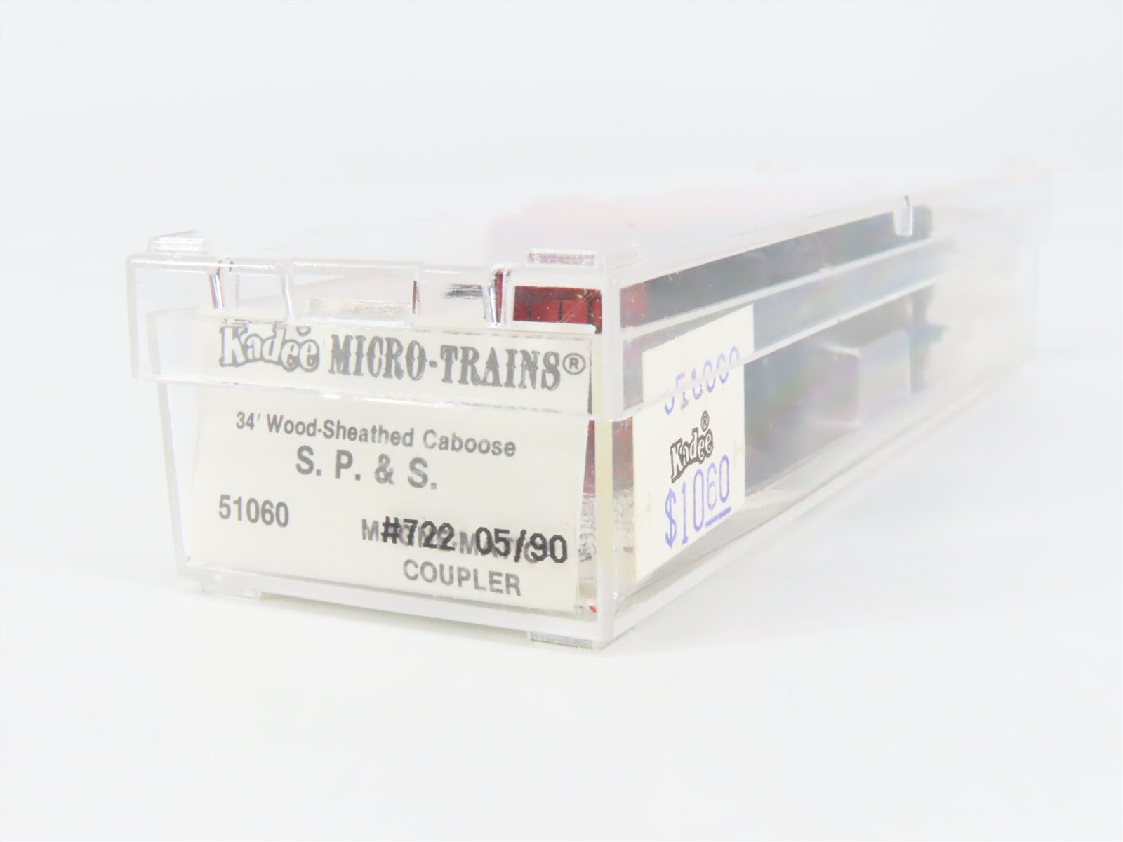 N Scale Micro-Trains MTL 51060 Spokane, Portland & Seattle 34' Caboose RTR