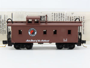 N Scale Micro-Trains MTL 51050 NP Northern Pacific 34' Wood Sheathed Caboose RTR