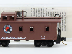 N Scale Micro-Trains MTL 51050 NP Northern Pacific 34' Wood Sheathed Caboose RTR