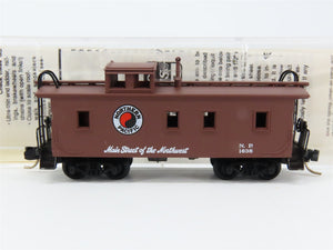 N Scale Micro-Trains MTL 51050 NP Northern Pacific 34' Wood Sheathed Caboose RTR