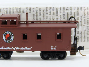 N Scale Micro-Trains MTL 51050 NP Northern Pacific 34' Wood-Sheathed Caboose RTR