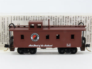 N Scale Micro-Trains MTL 51050 NP Northern Pacific 34' Wood-Sheathed Caboose RTR