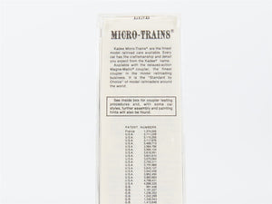 N Scale Micro-Trains MTL 51050 NP Northern Pacific 34' Wood-Sheathed Caboose RTR