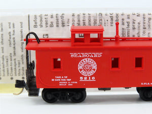 N Scale Micro-Trains MTL 51030 Seaboard 34' Wood-Sheathed Caboose 5216 RTR