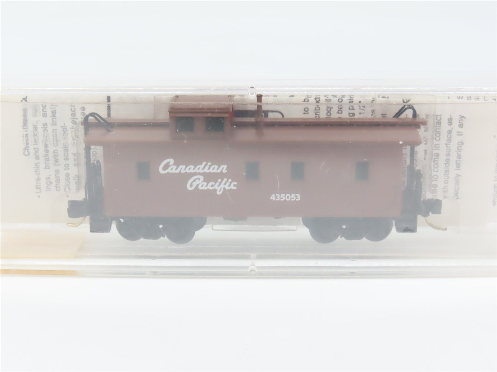N Scale Micro-Trains MTL 51010 Canadian Pacific 34' Caboose 435053 RTR