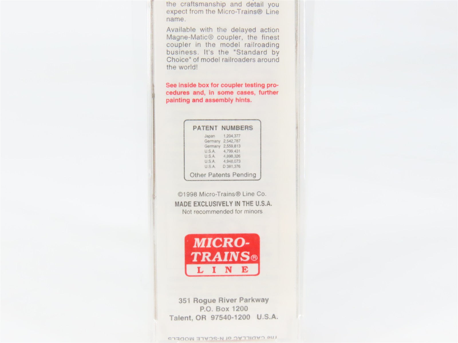 N Scale Micro-Trains MTL 51010 Canadian Pacific 34' Caboose 435053 RTR