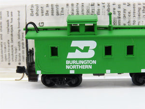 N Scale Micro-Trains MTL 51090 Burlington Northern 34' Wood-Sheathed Caboose RTR