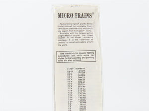 N Scale Micro-Trains MTL 51090 Burlington Northern 34' Wood-Sheathed Caboose RTR