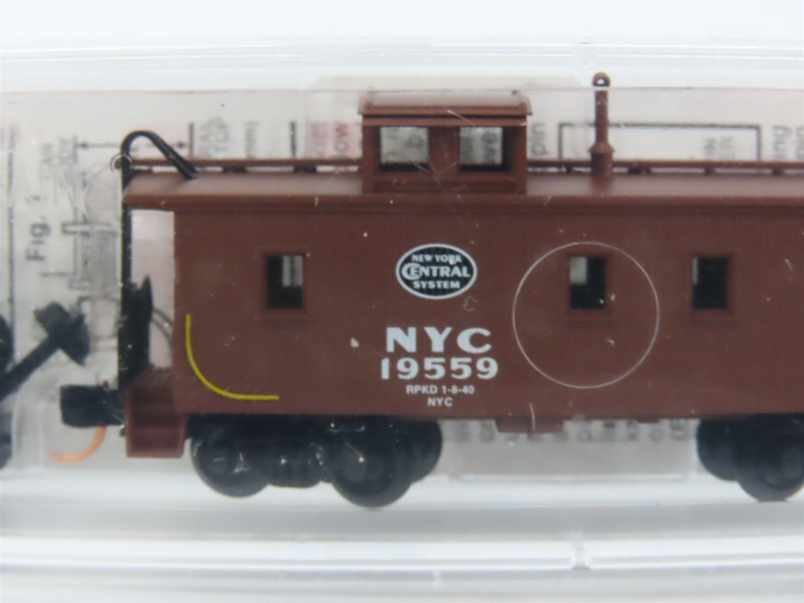 N Scale Micro-Trains MTL 51080 New York Central 34' Wood-Sheathed Caboose RTR