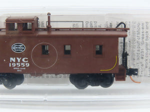 N Scale Micro-Trains MTL 51080 New York Central 34' Wood-Sheathed Caboose RTR