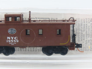 N Scale Micro-Trains MTL 51080 New York Central 34' Wood-Sheathed Caboose RTR