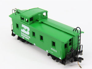 N Scale Micro-Trains MTL 51090 Burlington Northern 34' Wood-Sheathed Caboose RTR
