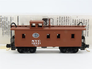 N Scale Micro-Trains MTL 51080 New York Central 34' Wood-Sheathed Caboose RTR