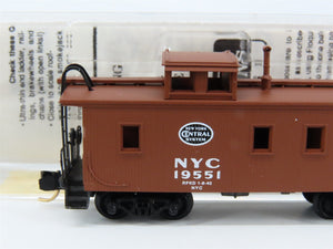 N Scale Micro-Trains MTL 51080 New York Central 34' Wood-Sheathed Caboose RTR