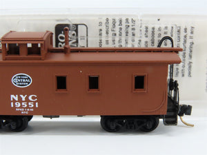N Scale Micro-Trains MTL 51080 New York Central 34' Wood-Sheathed Caboose RTR