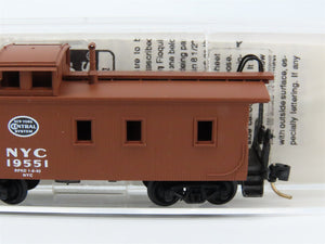 N Scale Micro-Trains MTL 51080 New York Central 34' Wood Sheathed Caboose RTR