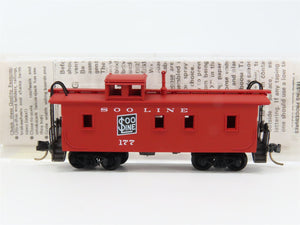N Scale Micro-Trains MTL 51070 Soo Line 34' Wood-Sheathed Caboose 177 RTR