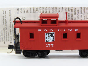 N Scale Micro-Trains MTL 51070 Soo Line 34' Wood-Sheathed Caboose 177 RTR