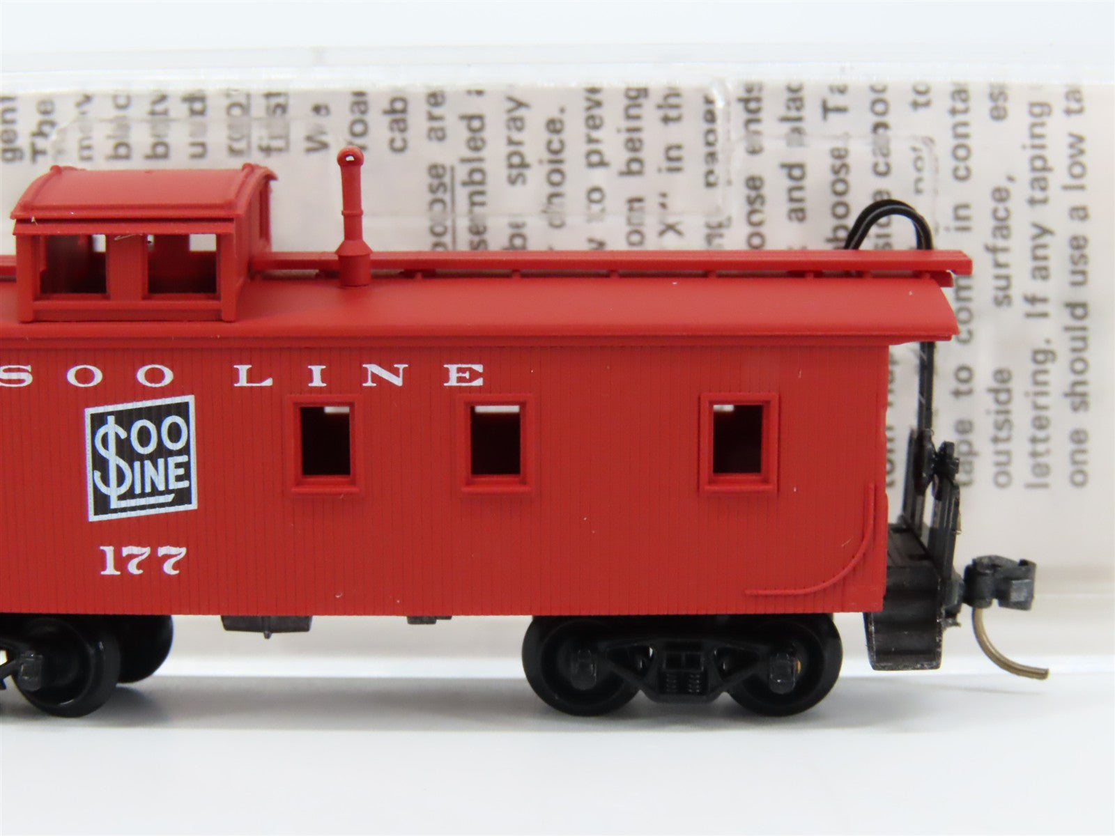 N Scale Micro-Trains MTL 51070 Soo Line 34' Wood-Sheathed Caboose 177 RTR