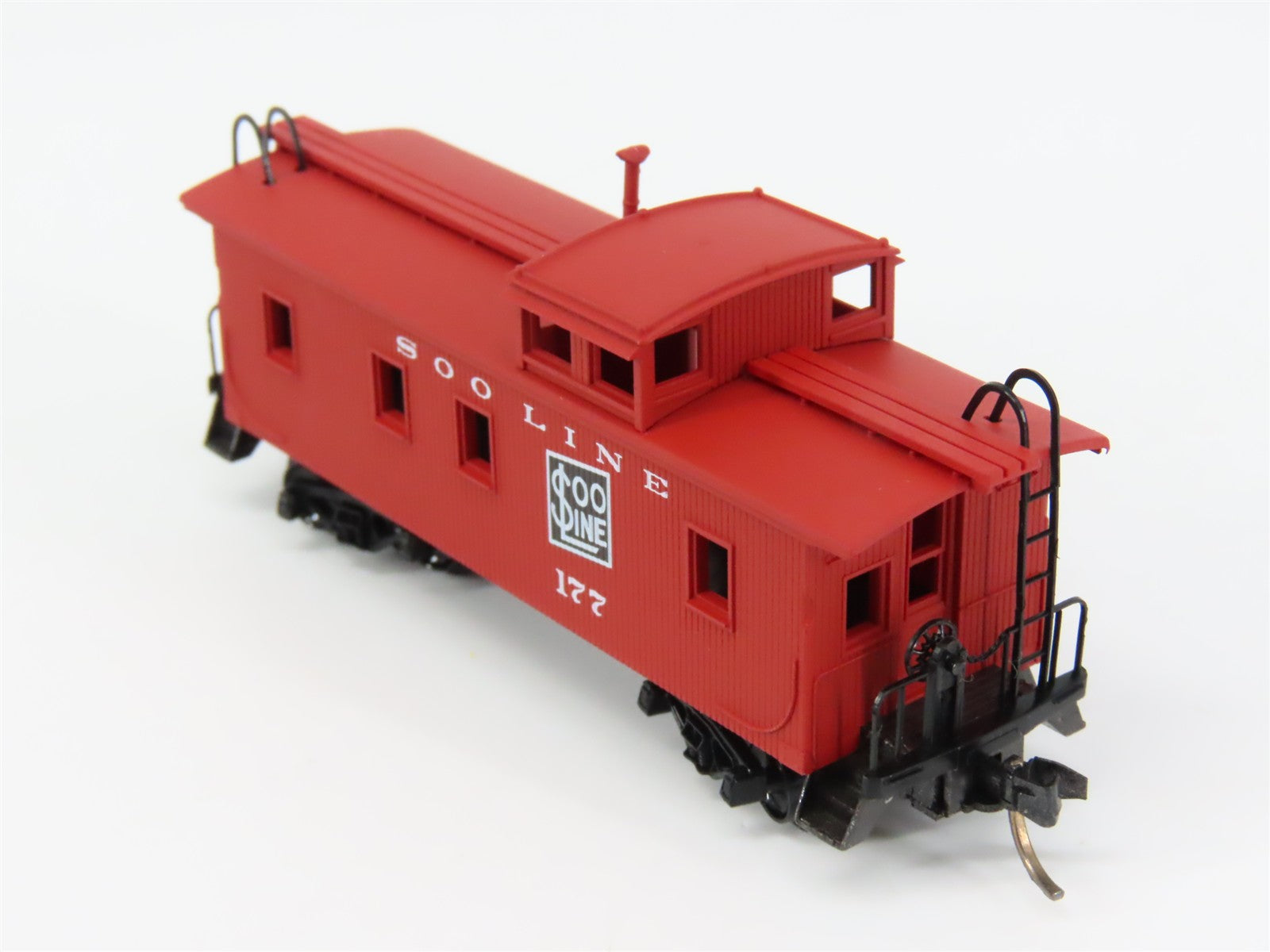 N Scale Micro-Trains MTL 51070 Soo Line 34' Wood-Sheathed Caboose 177 RTR