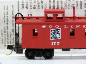 N Scale Micro-Trains MTL 51070 Soo Line 34' Wood-Sheathed Caboose 177 RTR