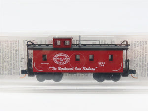 N Scale Micro-Trains MTL 51060 SP&S Spokane, Portland & Seattle Caboose 724 RTR